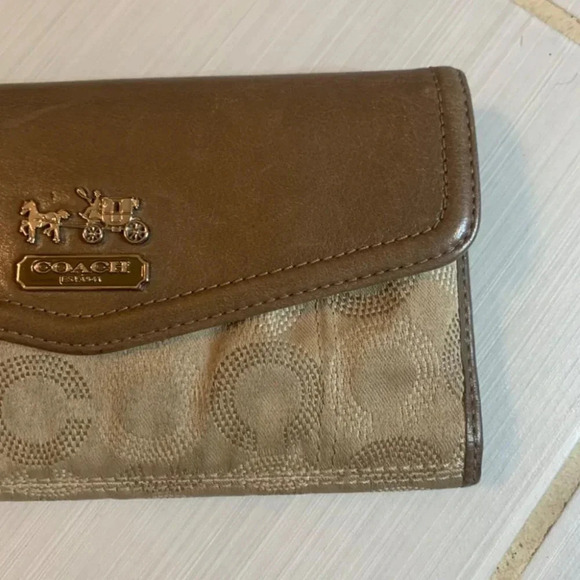 Coach Madison Long Wallet Leather  Brown - Picture 8 of 11